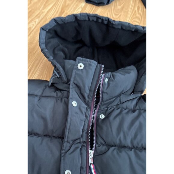 Tommy Hilfiger Coat Womens XL Puffer Black Winter Removable Hood NWOT - Picture 5 of 13